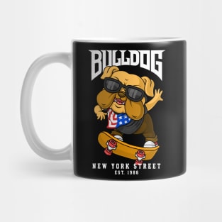 bulldog skateboard Mug